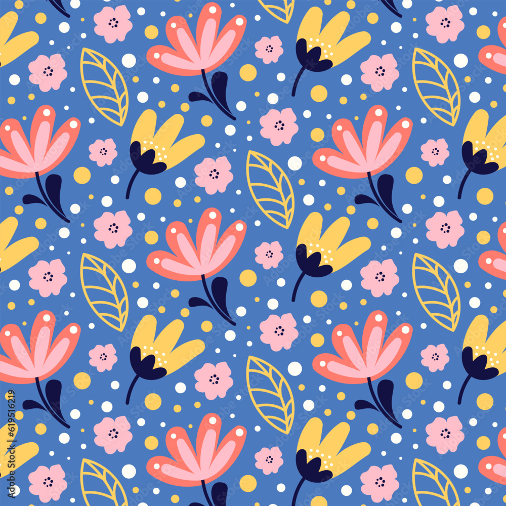 Pattern Background Flowers Pattern Background Flowers