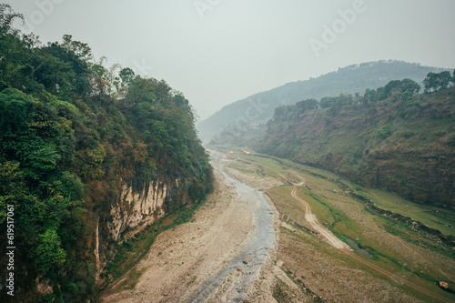 Foto Bhalam suspension bridge and Seti riverbank, Pokhara, Nepal