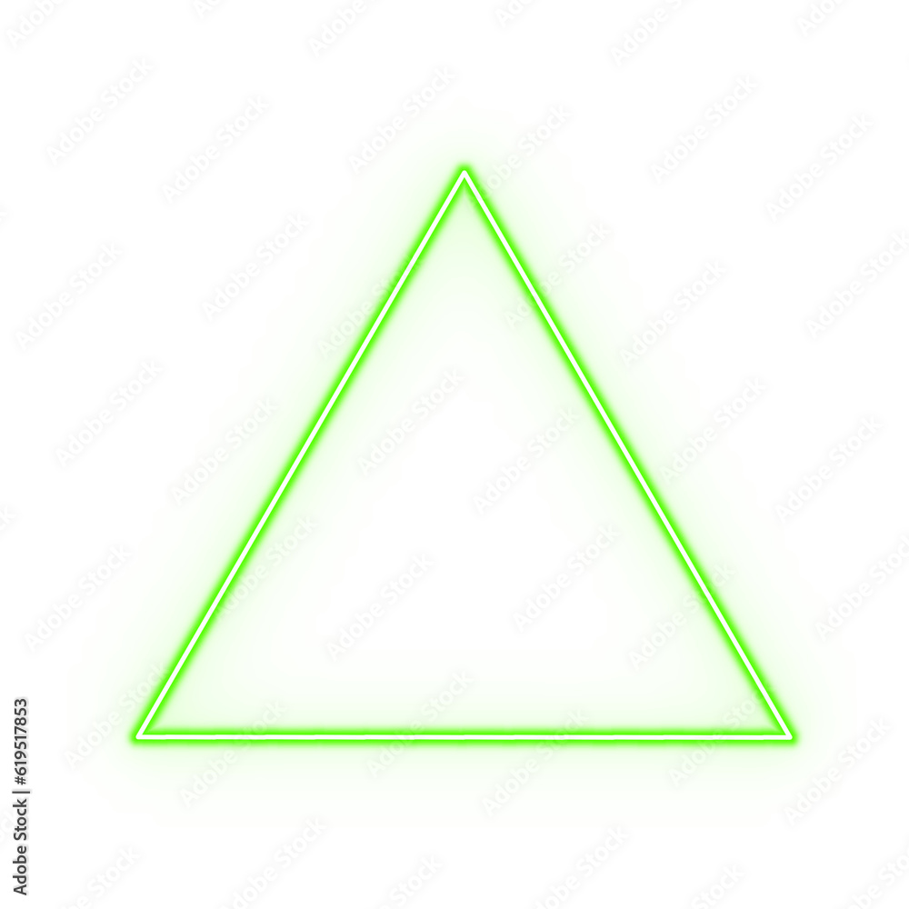 text frame neon light triangle cute colorful text frame neon light triangle cute colorful