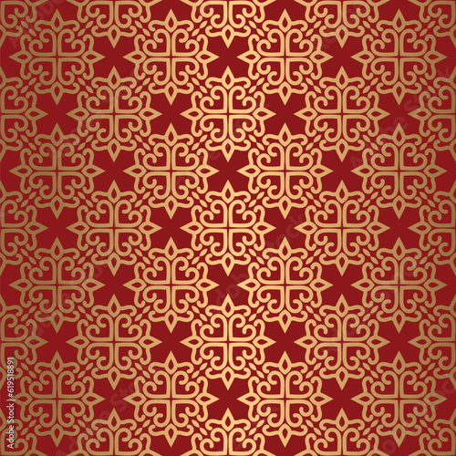 Luxury geometric seamless pattern set, Abstract background, Decorative wallpaper. 