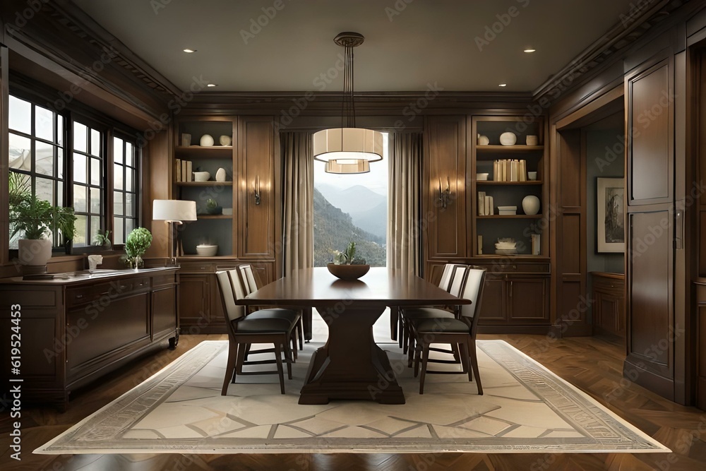 Fototapeta premium modern dining room