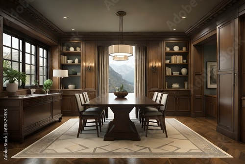 modern dining room