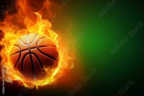 Basketball ball. Generate Ai