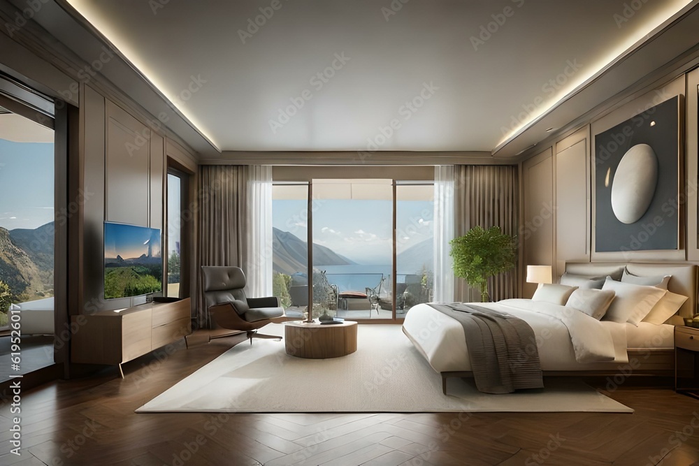 modern bed room modern bed room