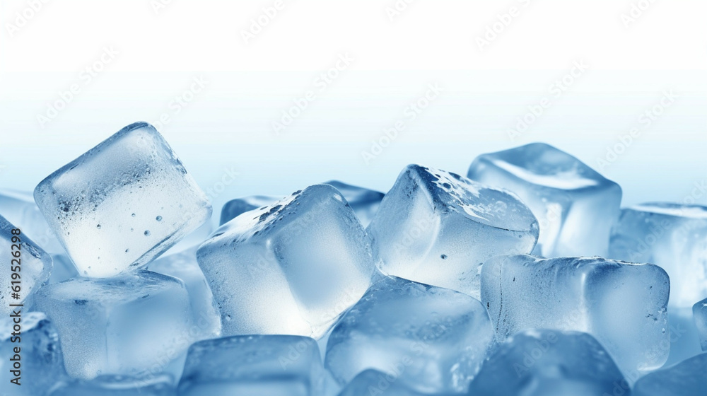 Ice cubes on blue background with copy space for text or image.Frozen ice cubes concept for drinks.
Concept of cold drinks.
Concept of ice cubes pile mockup. Ice cubes on blue background with copy space for text or image.Frozen ice cubes concept for drinks.
Concept of cold drinks.
Concept of ice cubes pile mockup.