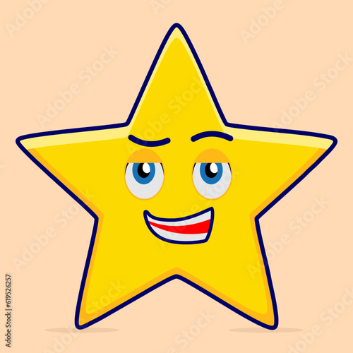 star icon with a cocky expression