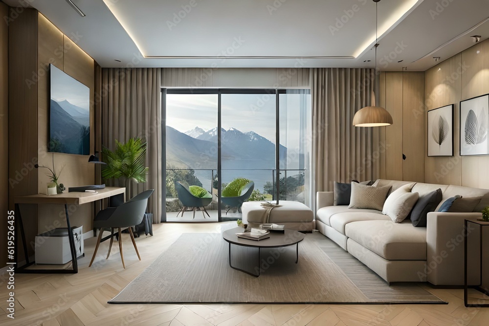 Fototapeta premium modern living room