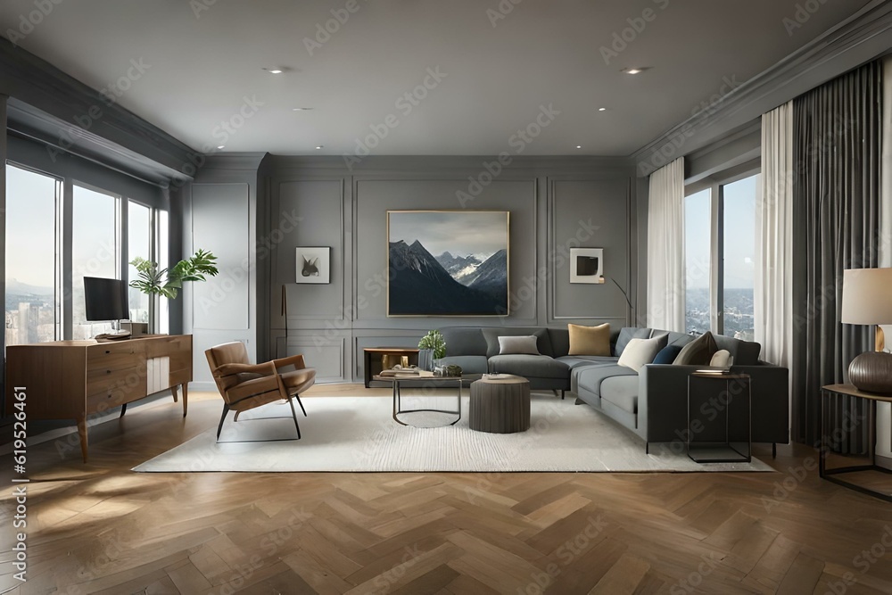 Fototapeta premium modern living room