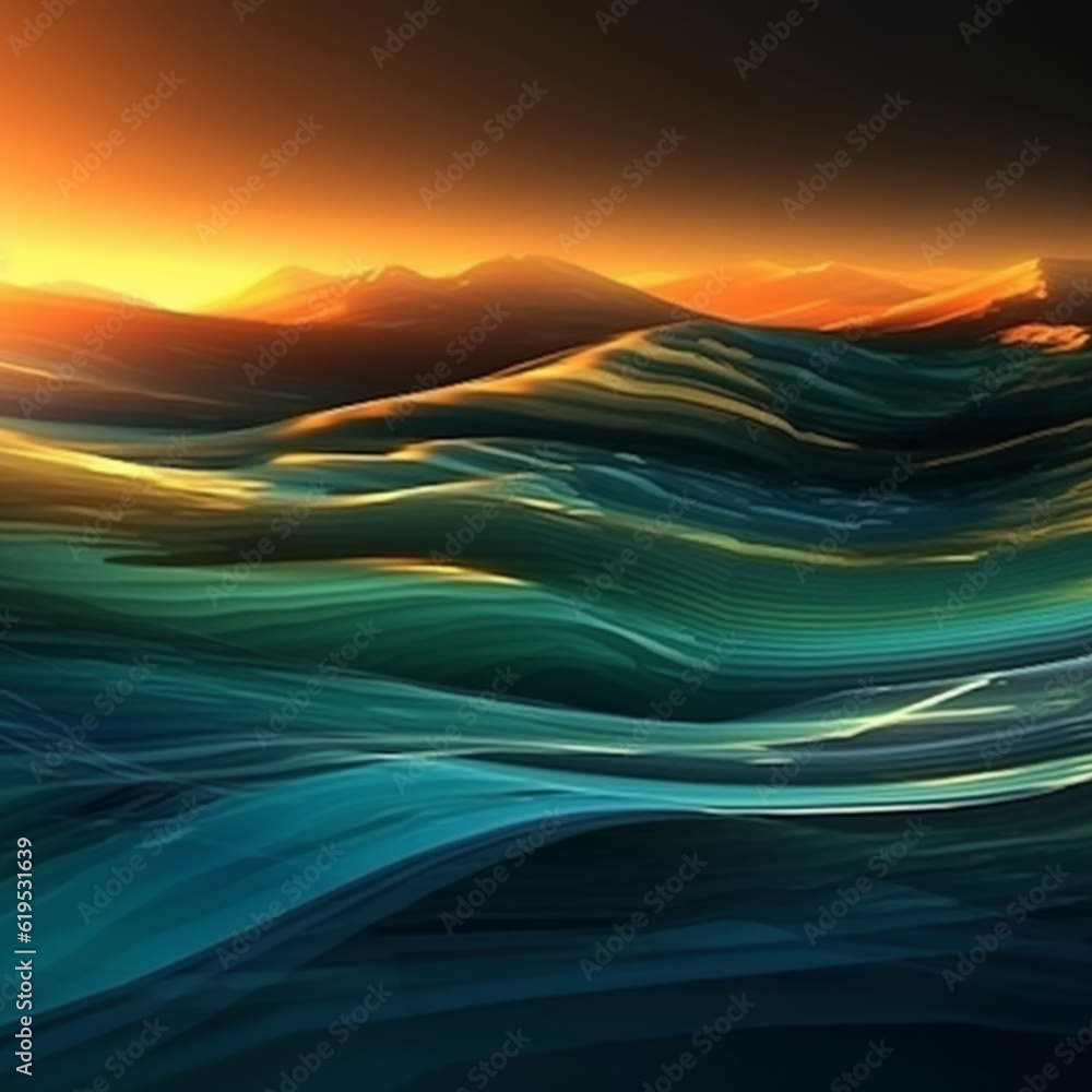 abstract background with waves abstract background with waves