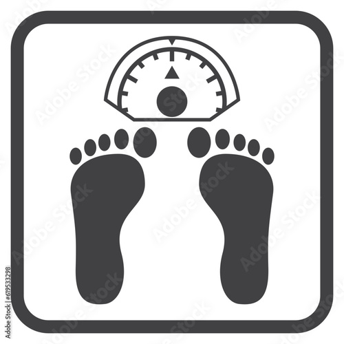 scale weighing machine measurement icon