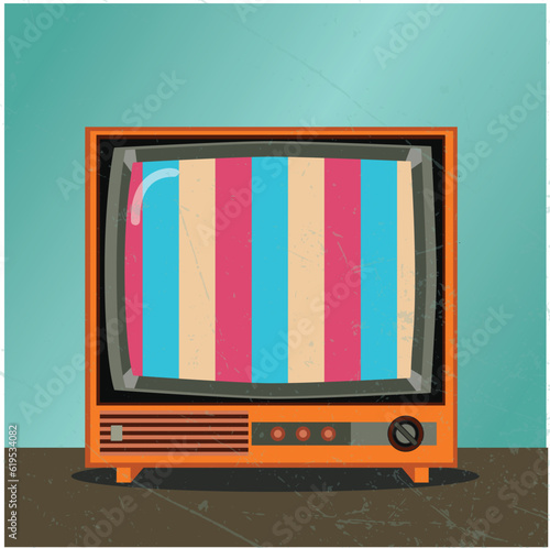retro tv set