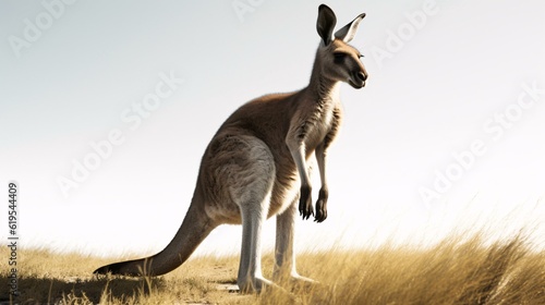 kangaroo animal wildlife nature mammal generative ai