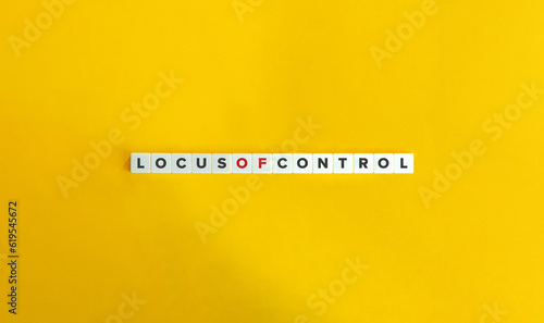 Locus of Control Banner and Concept Image. photo