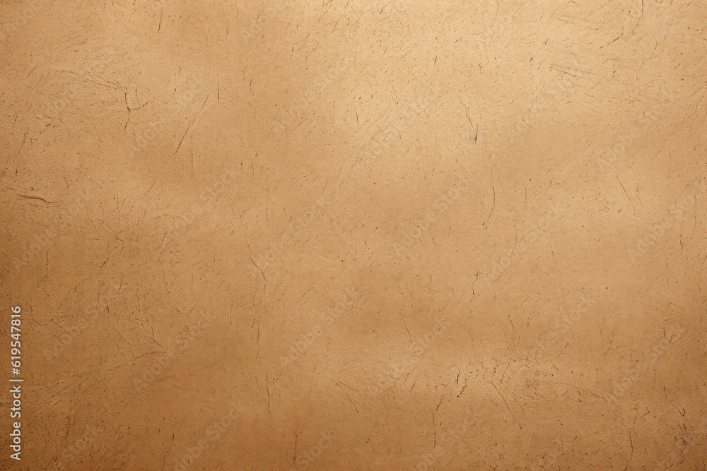 Fototapeta premium Close-up of Light Brown Kraft Paper Texture with Vignette Effect