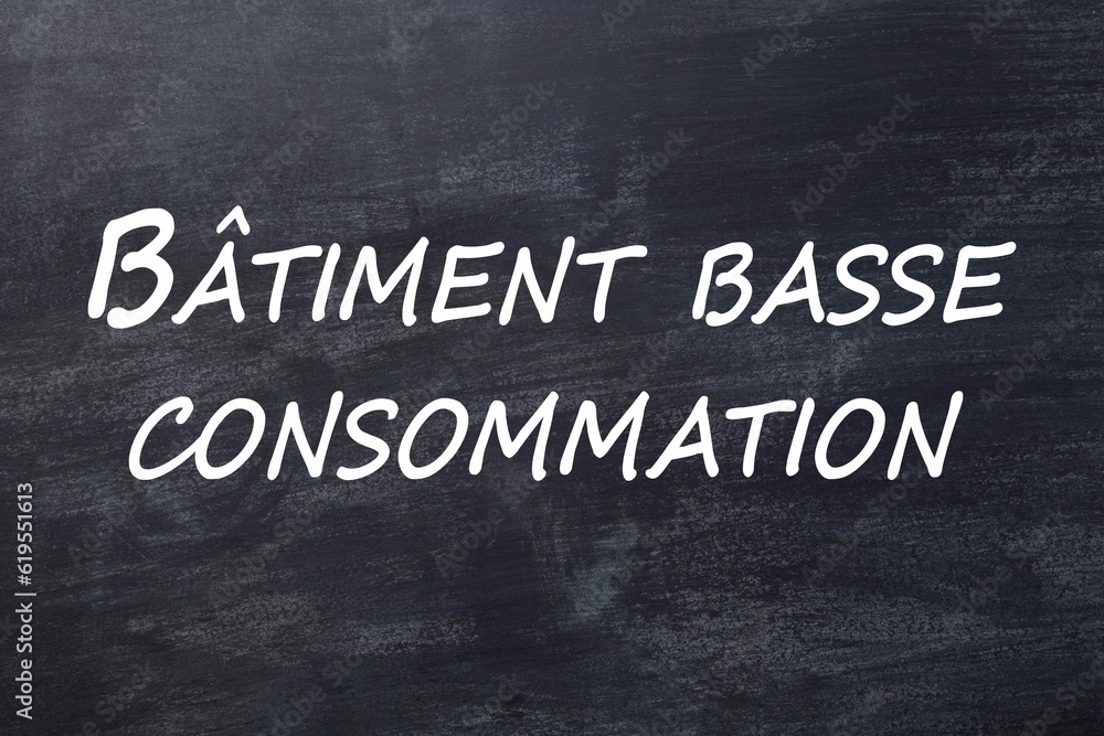 Fototapeta premium Bâtiment basse consommation tableau