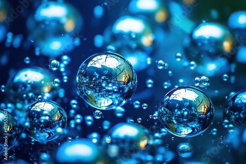 Fresh transparent spheres b...