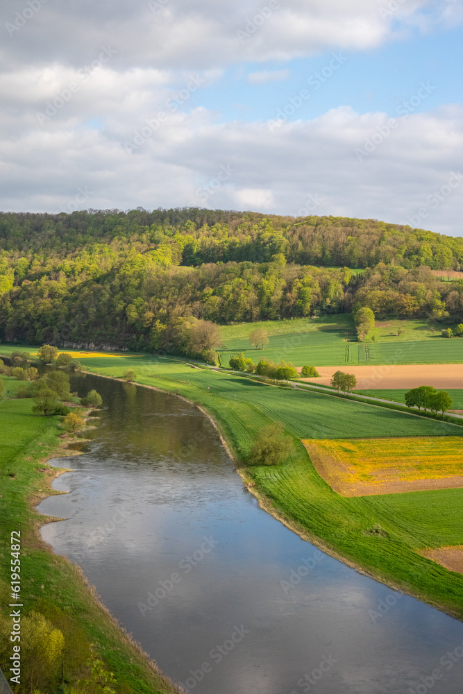 Landscape on the country in Germany.