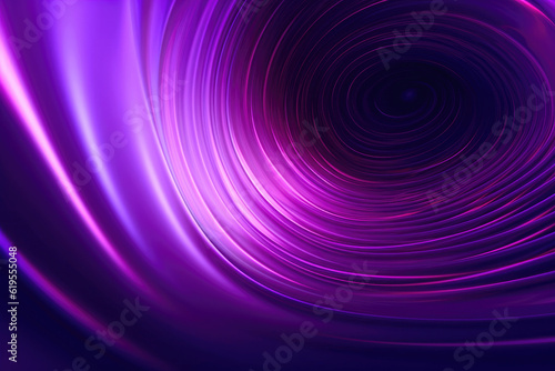 Enchanting Violet Spiral: Mystical Background Design. Generative AI