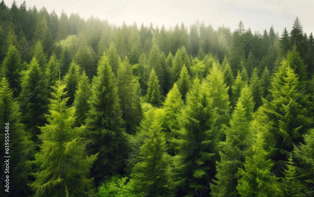 Pristine Forests and Healthy Atmosphere. Generative AI Pristine Forests and Healthy Atmosphere. Generative AI