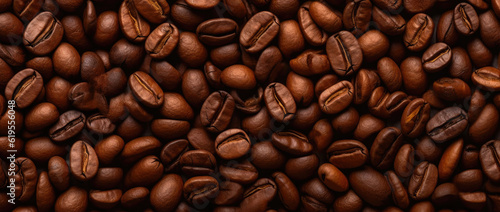 Coffee Beans Divided - Savor the Scent. Generative AI