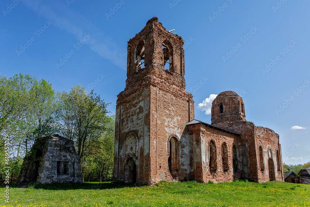 ruins of an old church 