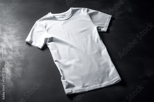 white t shirt mockup. Generative AI photo
