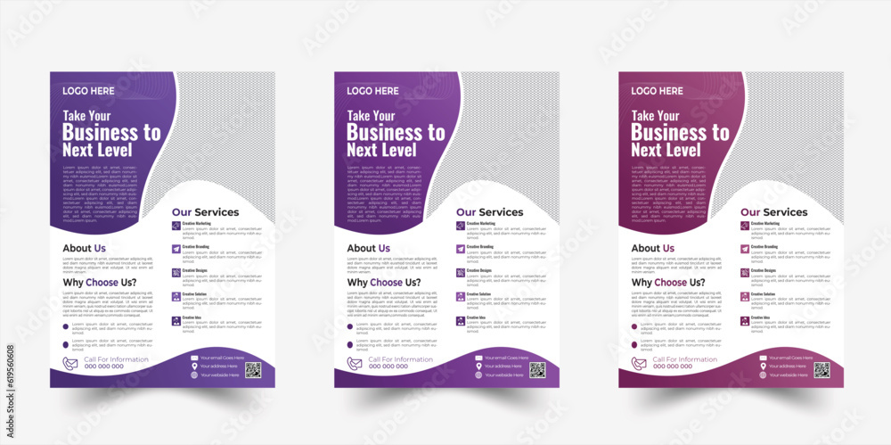 Free vector corporate business flyer template Vector corporate business flyer template corporate business flyer