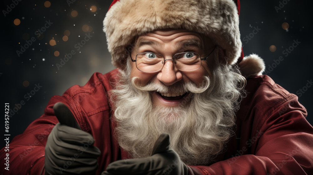 santa claus on a white background. santa claus on a white background.