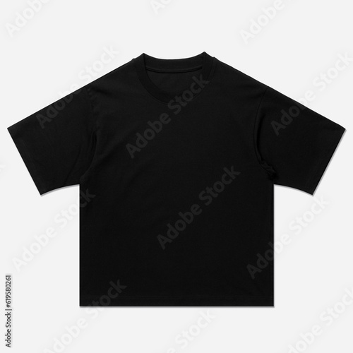 Black loose fit cotton Tshirt