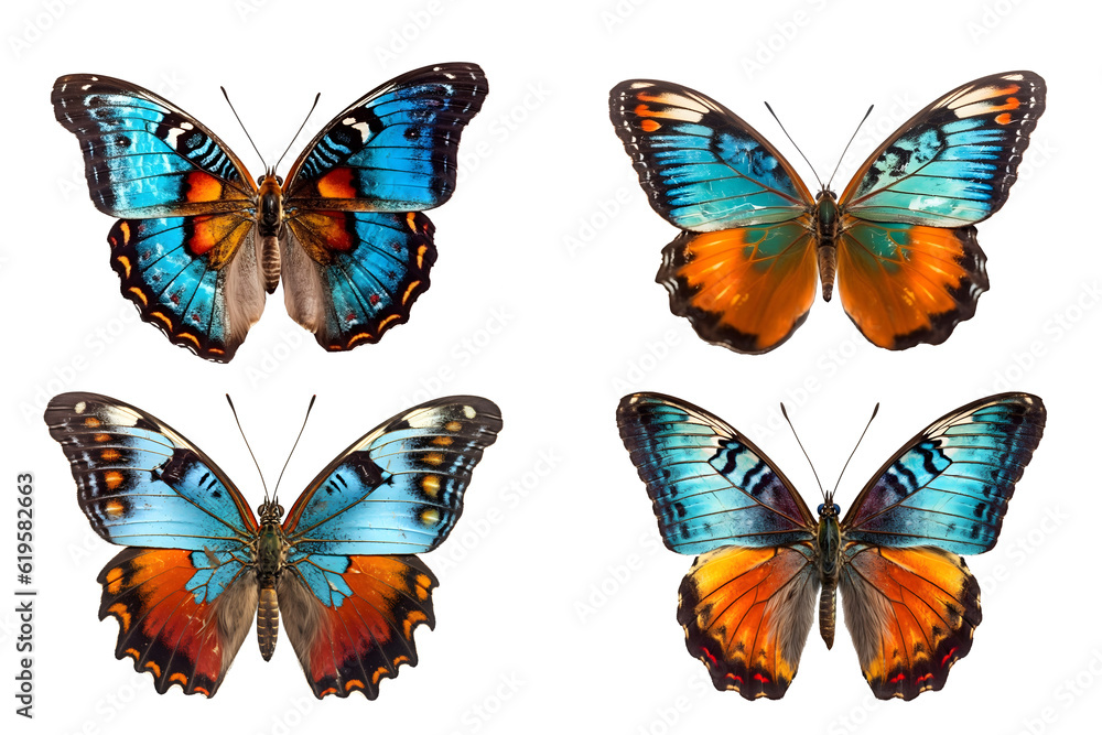 Obraz premium butterfly isolated on transparent background ,generative ai