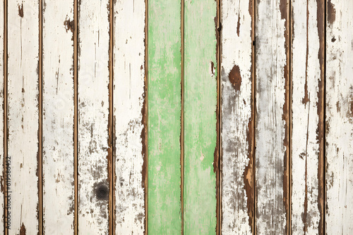 Green wooden planks background. Wooden texture. Green wood texture. Wood plank background Perfect for a natural or vintage theme. Generative AI © 360VP