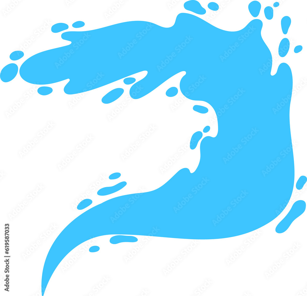 Water splash clipart