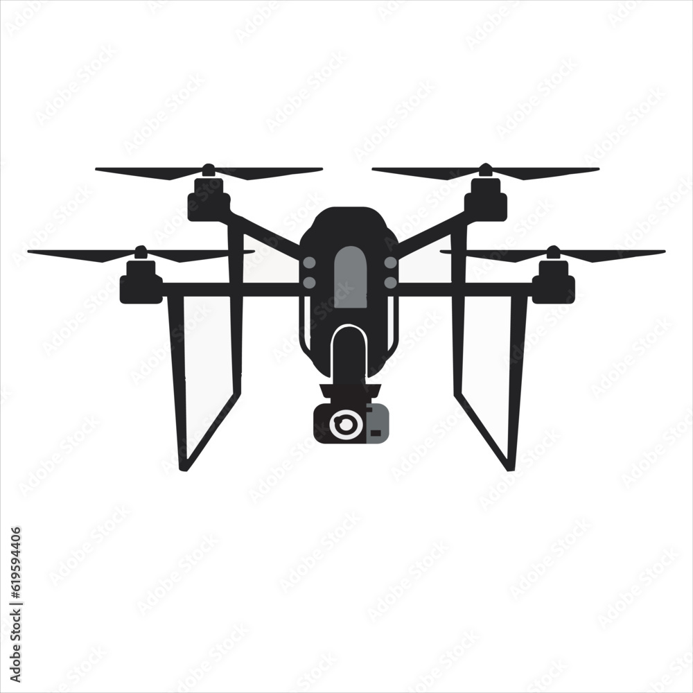 drone isolated on white drone isolated on white