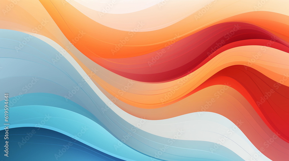 Fototapeta premium colorful background with dynamic waves