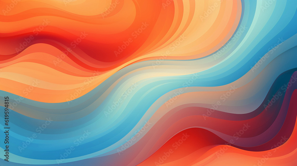 Obraz premium colorful background with dynamic waves
