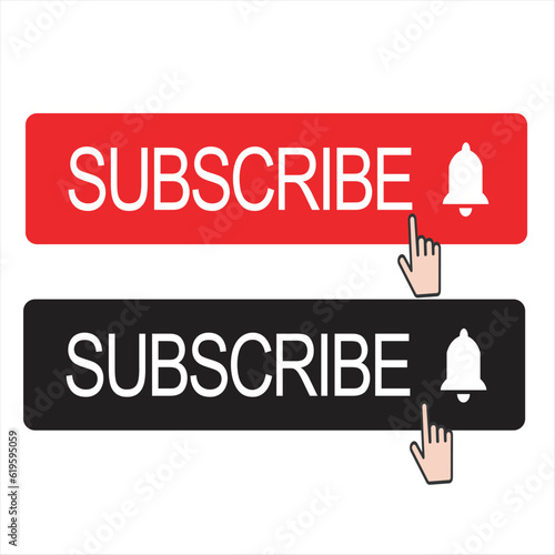 Subscribe button sign