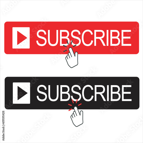 Subscribe button sign