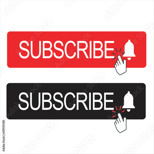 Subscribe button sign