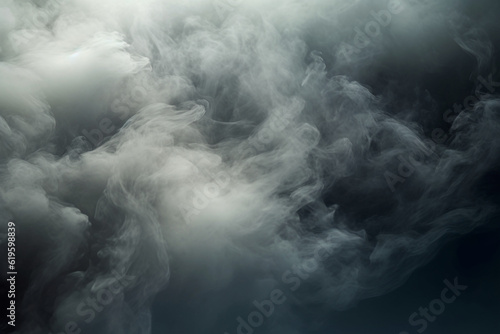 Dreamlike background design with a veil of smokey fog. Generative AI