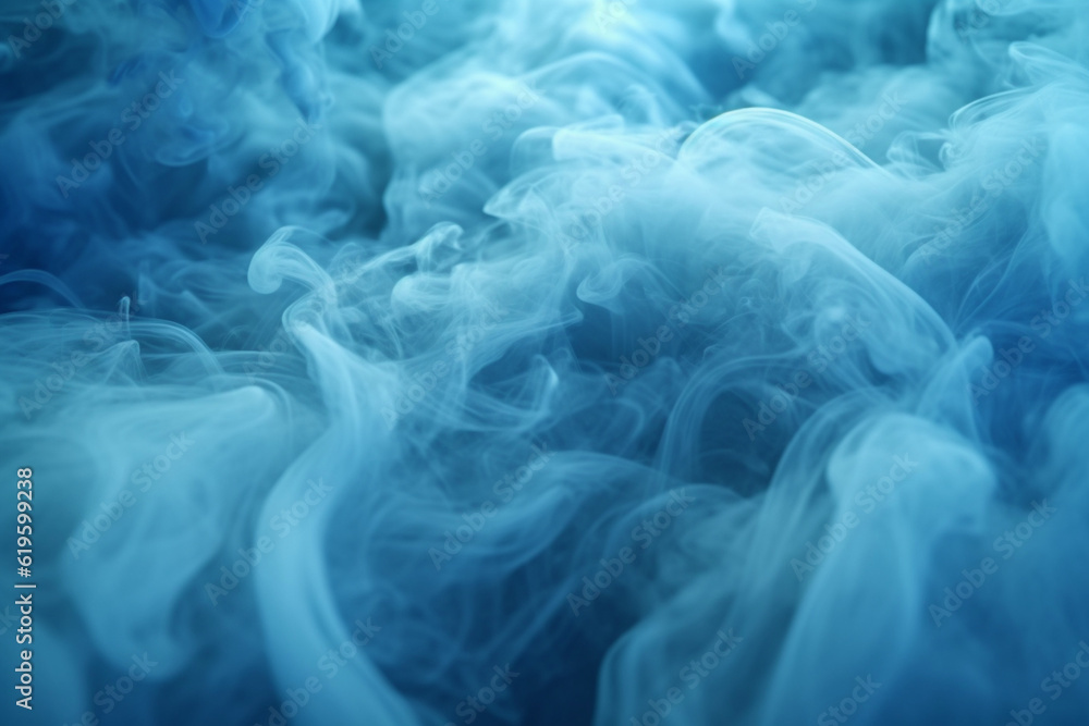 Obraz premium Enigmatic design with a backdrop of swirling smokey fog. Generative AI