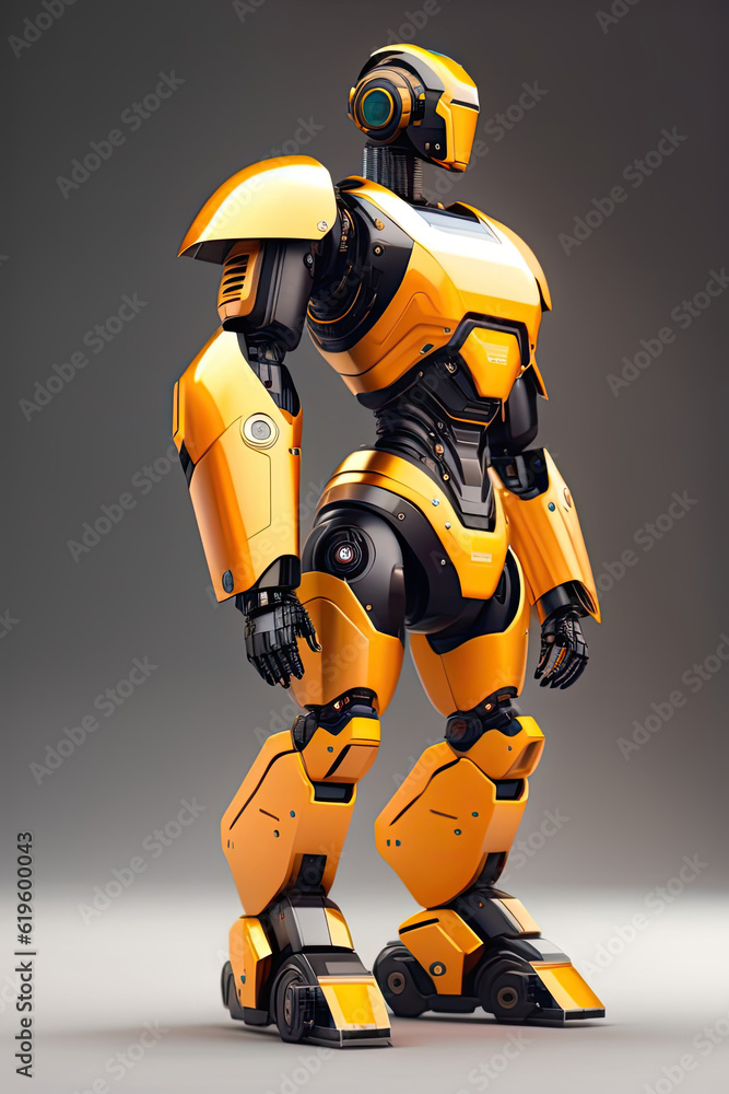 Image of a humanoid robot Image of a humanoid robot