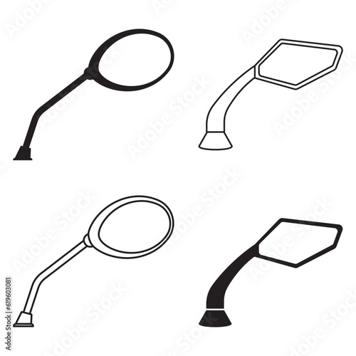 Rearview mirror icon