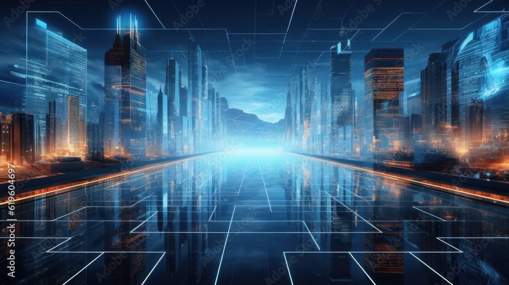 AI or digital connected city of the future