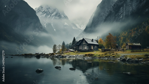 Switzerland nature mountain landscape © Artofinnovation