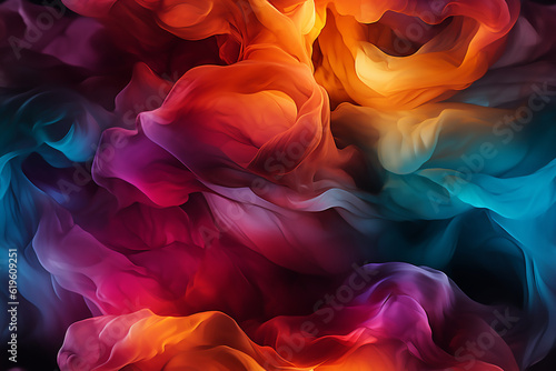 abstract colorful seamless background pattern. Generative Ai