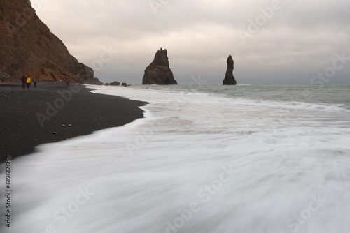 waves on the shore