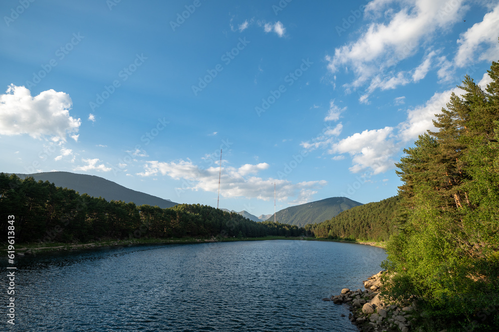 custom made wallpaper toronto digitalEngolasters lake in the in the Pyrenees in Andorra.