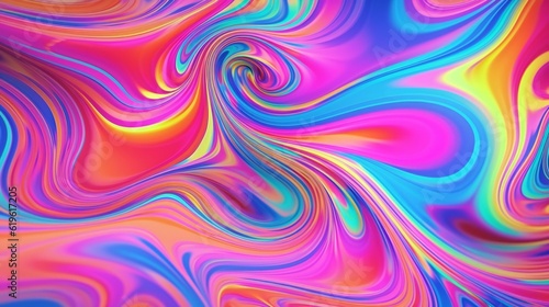 A vibrant and abstract background with colorful swirls and shapes