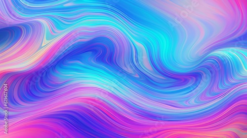 Colorful wavy lines on a background