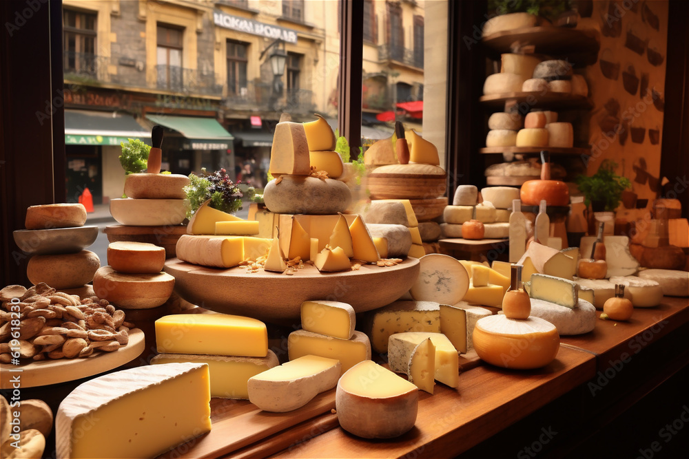 cheese shop. AI generated content